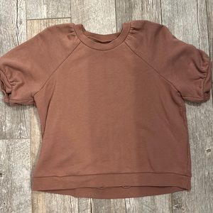 Madewell short sleeve sweatshirt